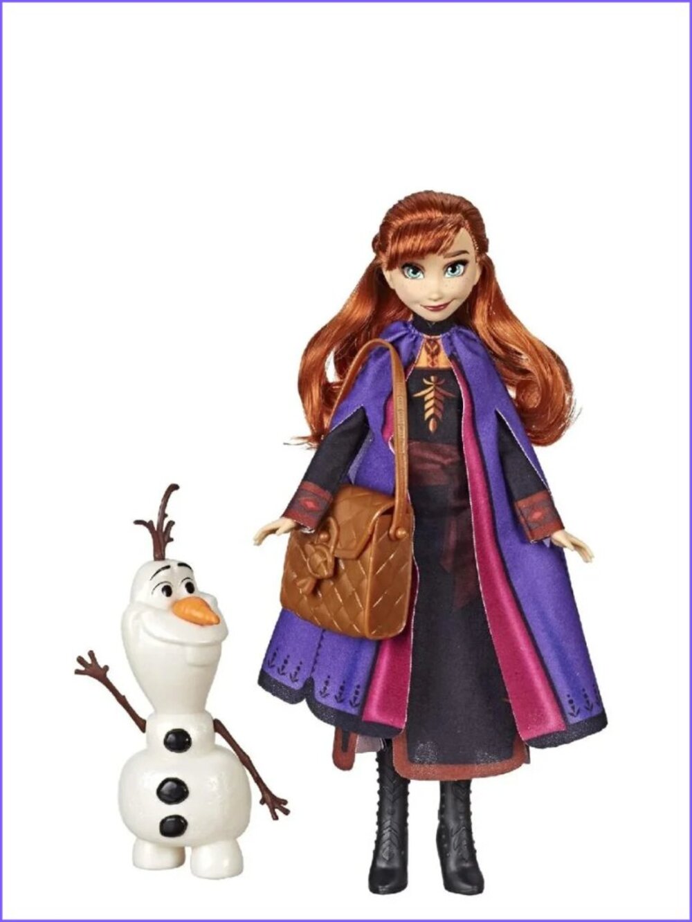 Disney Frozen Anna Doll with Buildable Olaf Figure & Backpack New In Box